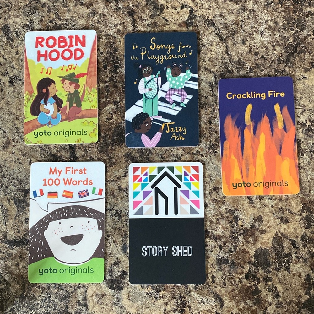 Yoto Story Cards— 5 cards